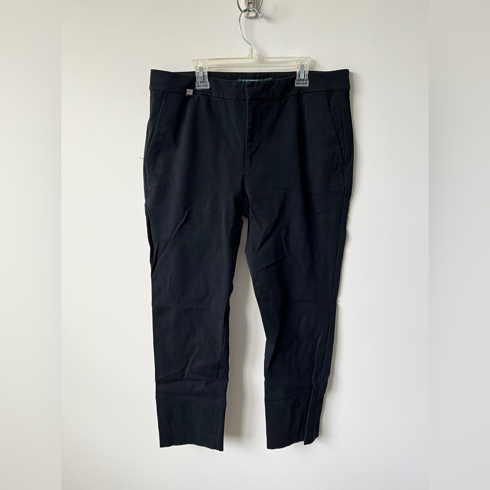 Lauren Ralph Lauren Black Ankle Pants Size 12